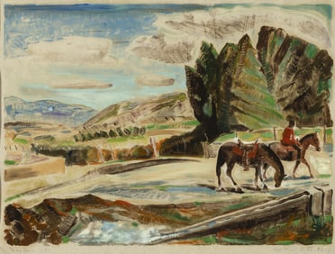 Joseph Amadeus Fleck, Taos, 1953