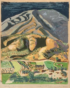 Helen Greene Blumenschein, Valdez, New Mexico, 1946