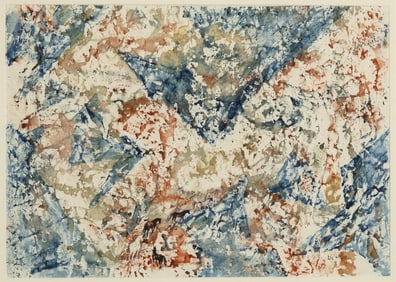 Ila Mae McAfee, Horses in Abstract Landscape