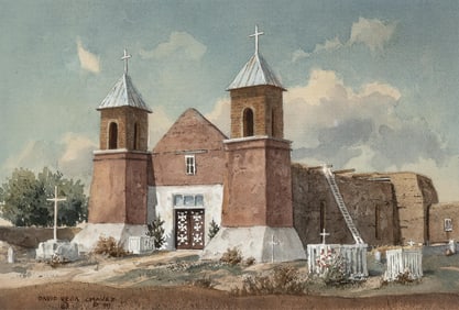 David Vega Chavez, The Church at Santa Cruz, New Mexico