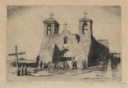 Ralph M. Pearson, Church at Ranchos, 1919