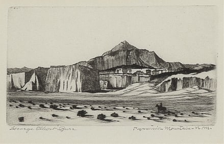 George Elbert Burr, Pyramid Mountain, New Mexico