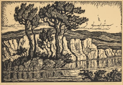 Birger Sandzén, Sunshine Creek, 1931