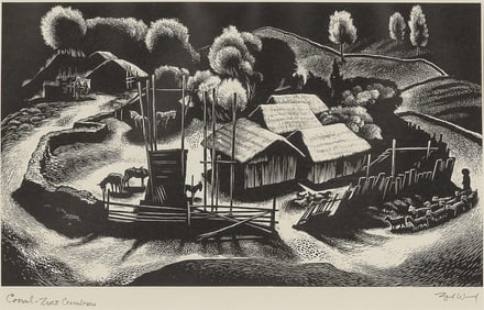 Lynd Kendall Ward, Corral – Tres Cumbres, 1953