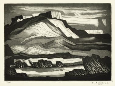 Doel Reed, The Gorge at Pilar, 1978