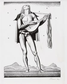 Rockwell Kent, Musician, from Shakespeare Sonnets Series