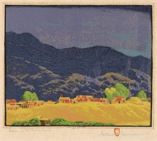 Gustave Baumann, Rain in the Mountains, 1926