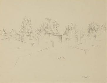 Andrew Dasburg, Ranchos, 1967