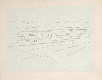 Andrew Dasburg, Ranchos Church, 1975