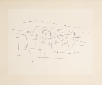 Andrew Dasburg, Ranchos Valley II, 1974