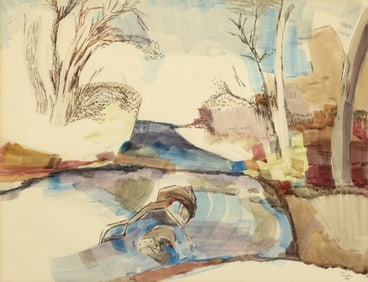 William Thomas Lumpkins, Untitled (Landscape), 1968 - 1969