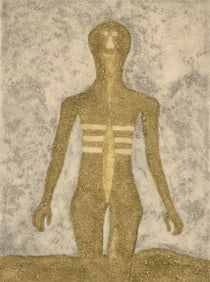 Rufino Tamayo, Figure en Ocra, 1976