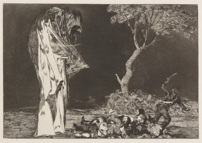 Francisco Goya, Disparate de Miedo (from Los Proverbios), ca. 1816 - 1824