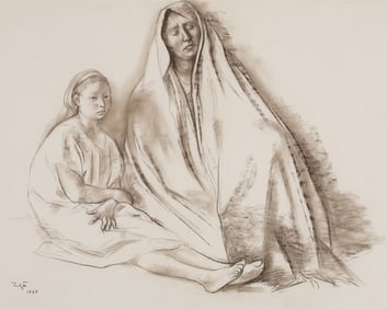 Francisco Zúñiga, Madre y Hija, 1969