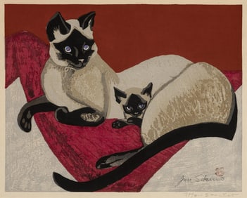 Sekino Jun'ichiro, Siamese Cat, ca. 1970