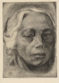 Kathe Kollwitz, Self-Portrait, 1912 / ca. 1945