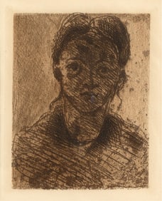 Paul Cezanne, Tete de Jeune Fille