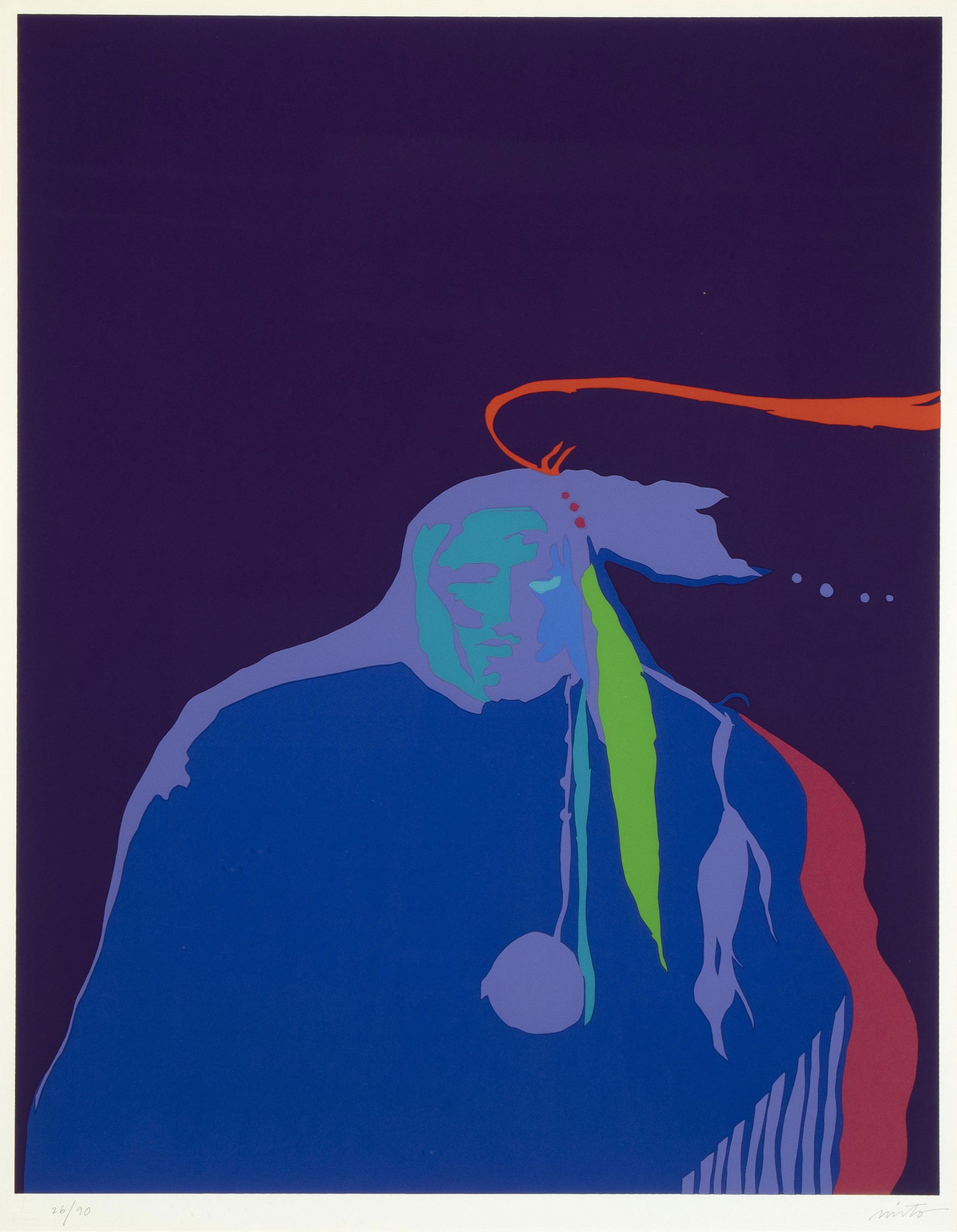 John Nieto, Pueblo Indian Legacy: Bull Medicine #1 (1 of 2)