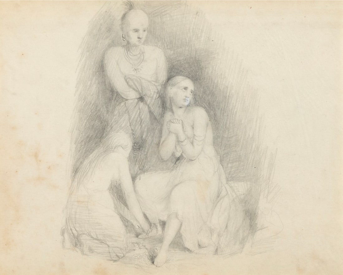 Lily Martin Spencer, The Indian's Captive (1 of 3)