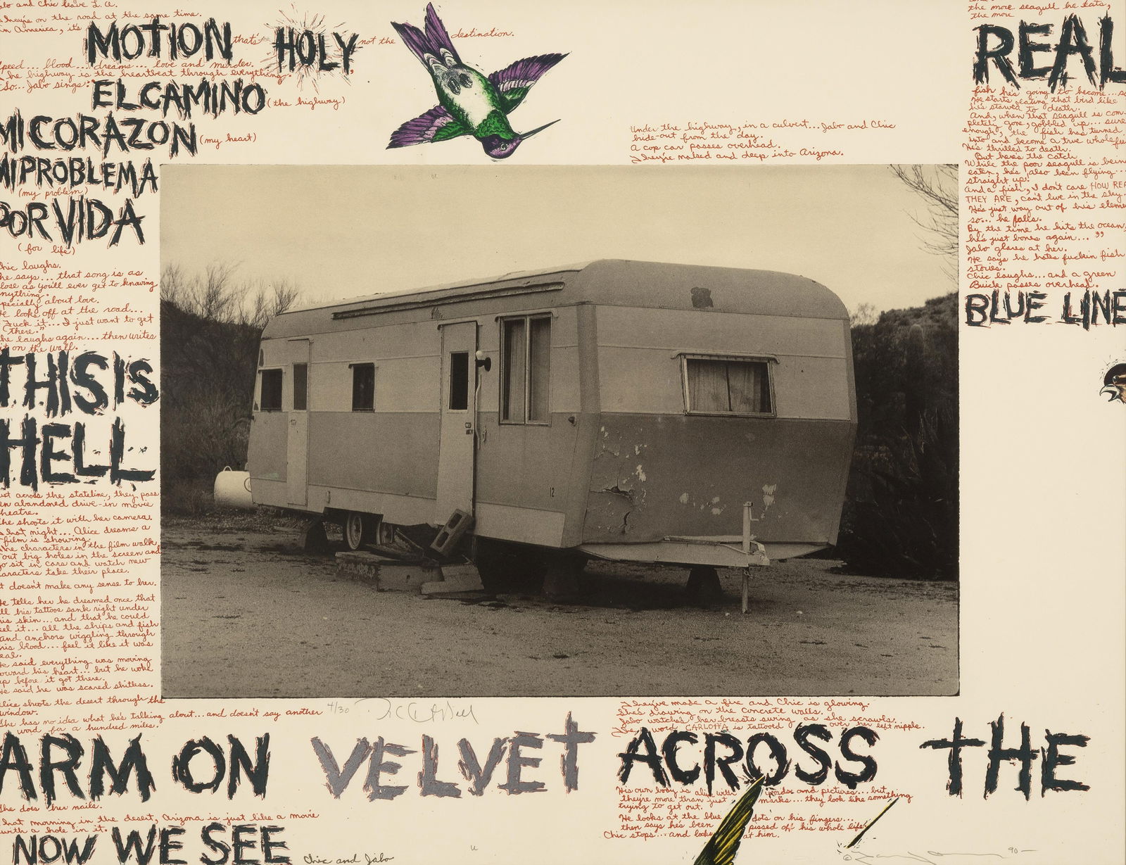 Terry Allen + Douglas Kent Hall, Position on the Desert, 1990 (1 of 2)