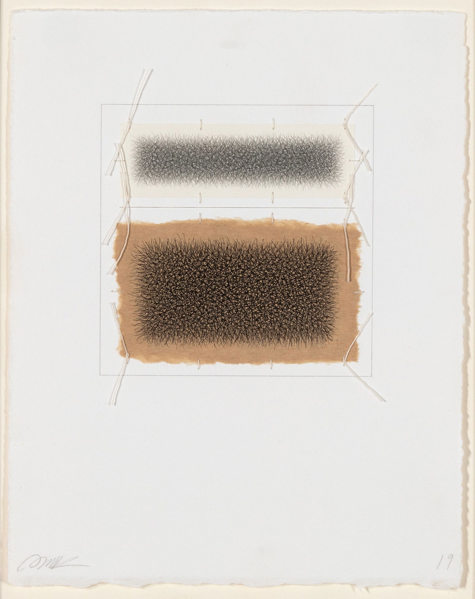 Attributed to Christine Taylor Patten, Untitled #19 (Micro Drawing) (1 of 2)