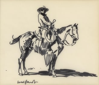Ned Jacob, Man on Horse