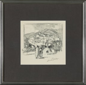 Gerald Cassidy, Untitled (Taos Pueblo)
