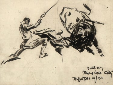 Frank B. Hoffman, Bullring - Mexico City, 1931