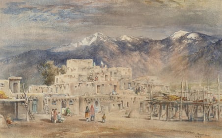 Geoffrey Jenkinson, Snow on Pueblo Mountain, 1968