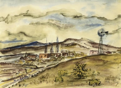 Lloyd Lozes Goff, Isleta with Betty & Dial, 1945