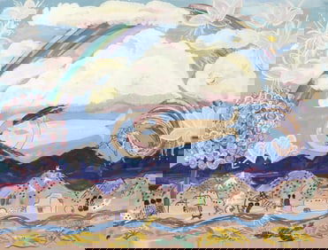 Phyllis Kapp, Untitled (Abstract Landscape), 1986