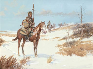 W. Steve Seltzer, Untitled (Winter Riders)