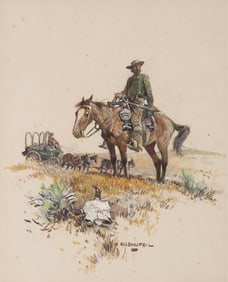 Nick Eggenhoffer, Prospector on Horse