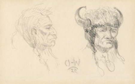 Olaf Carl Wieghorst, Two Indian Heads