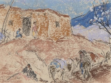 William Penhallow Henderson, New Mexico Adobe, ca. 1917