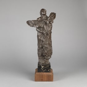 George Arthur Carlson, Untitled (Standing Figure with Eagle)
