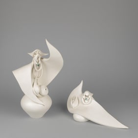 Kim Seyesnem Obrzut, Two Abstract Hopi Maidens, 1997