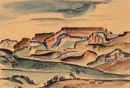 Frank G. Applegate, Untitled (Landscape with Mesas)