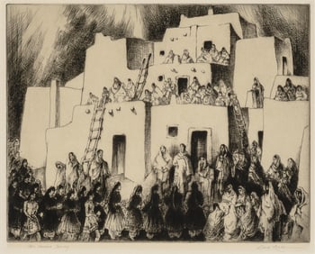 Gene Kloss, Corn Dancers Coming, 1975