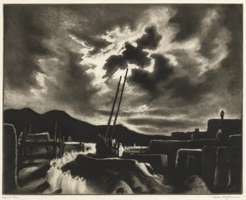 Gene Kloss, Moonlit Kiva, 1953