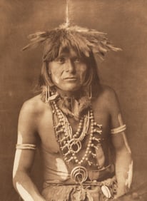 Edward S. Curtis, A Walpi Snake Priest, 1900