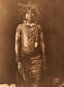 Edward S. Curtis, Snake Dancer in Costume, 1900