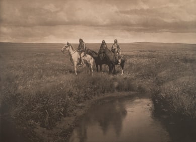 after Edward S. Curtis, The Three Chiefs - Piegan, 1900 / 1999