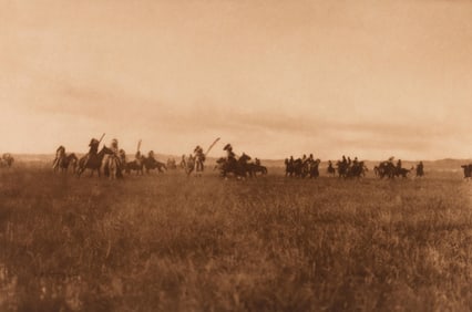 Edward S. Curtis, The Morning Attack, 1907