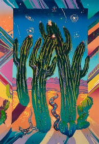 Angie Coleman, Saguaro Sway, ca. 1990
