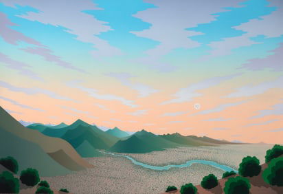 Doug West, Untitled (Landscape), ca. 1985