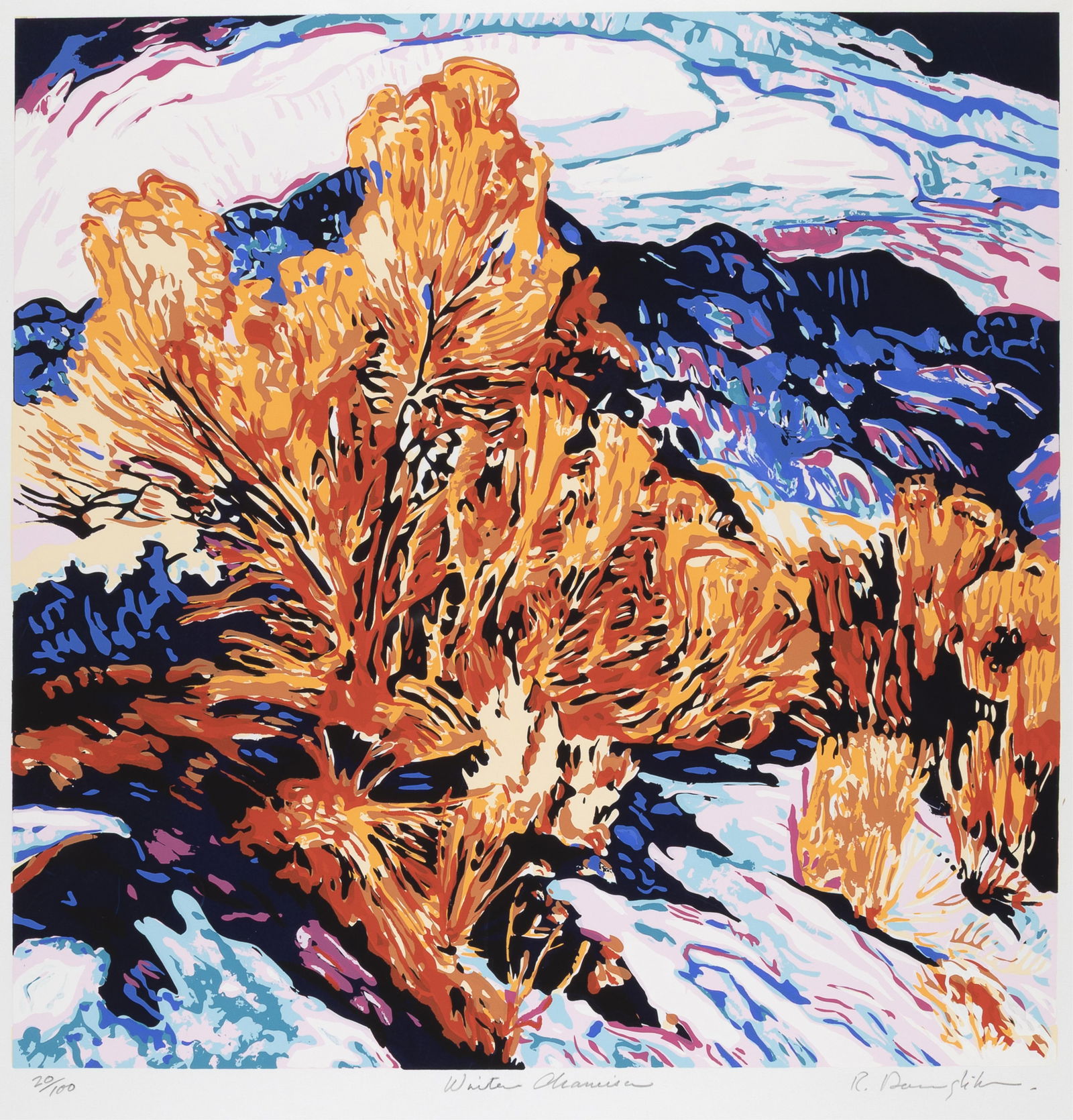 Robert A. Daughters, Winter Chamisa (1 of 3)