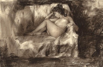 Ramon Kelley, Untitled (Reclining Nude)