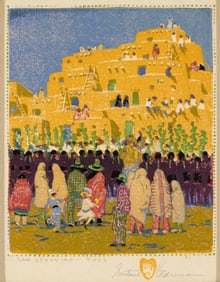 Gustave Baumann, San Geronimo, Taos, 1924