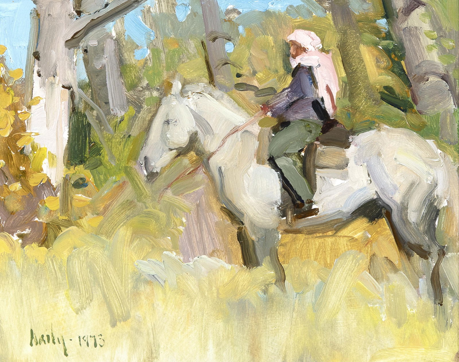 Mark Daily, Untitled (Horse and Rider)